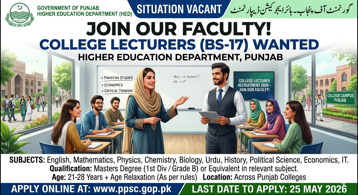 New College Lecturer 2026